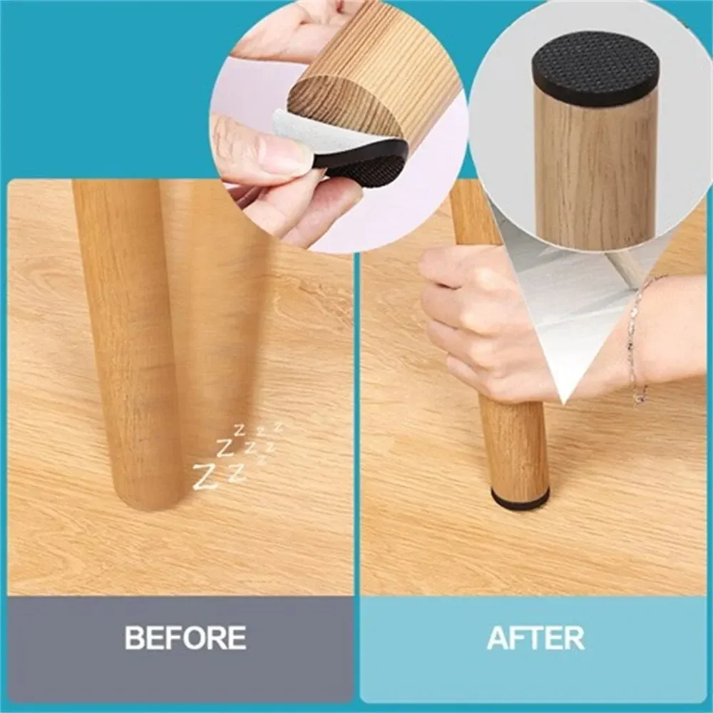 แผ่นยางรองขาเก้าอี้ ป้องกันการ - Furniture Hardware Feet บทวิจารณ์และราคา