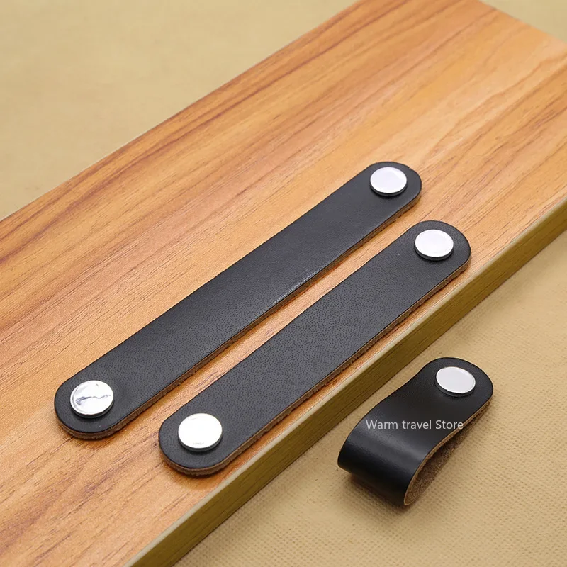 1 ชิ้นหนังกระเป๋าจับลิ้นชักลูก - Restoration Hardware Furniture Used บทวิจารณ์และราคา