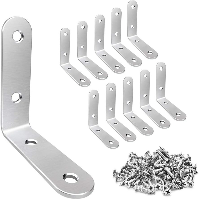 ตัวยึดมุมเฟอร์นิเจอร์และตู้ -  - Corner Bracket Angle บทวิจารณ์และราคา