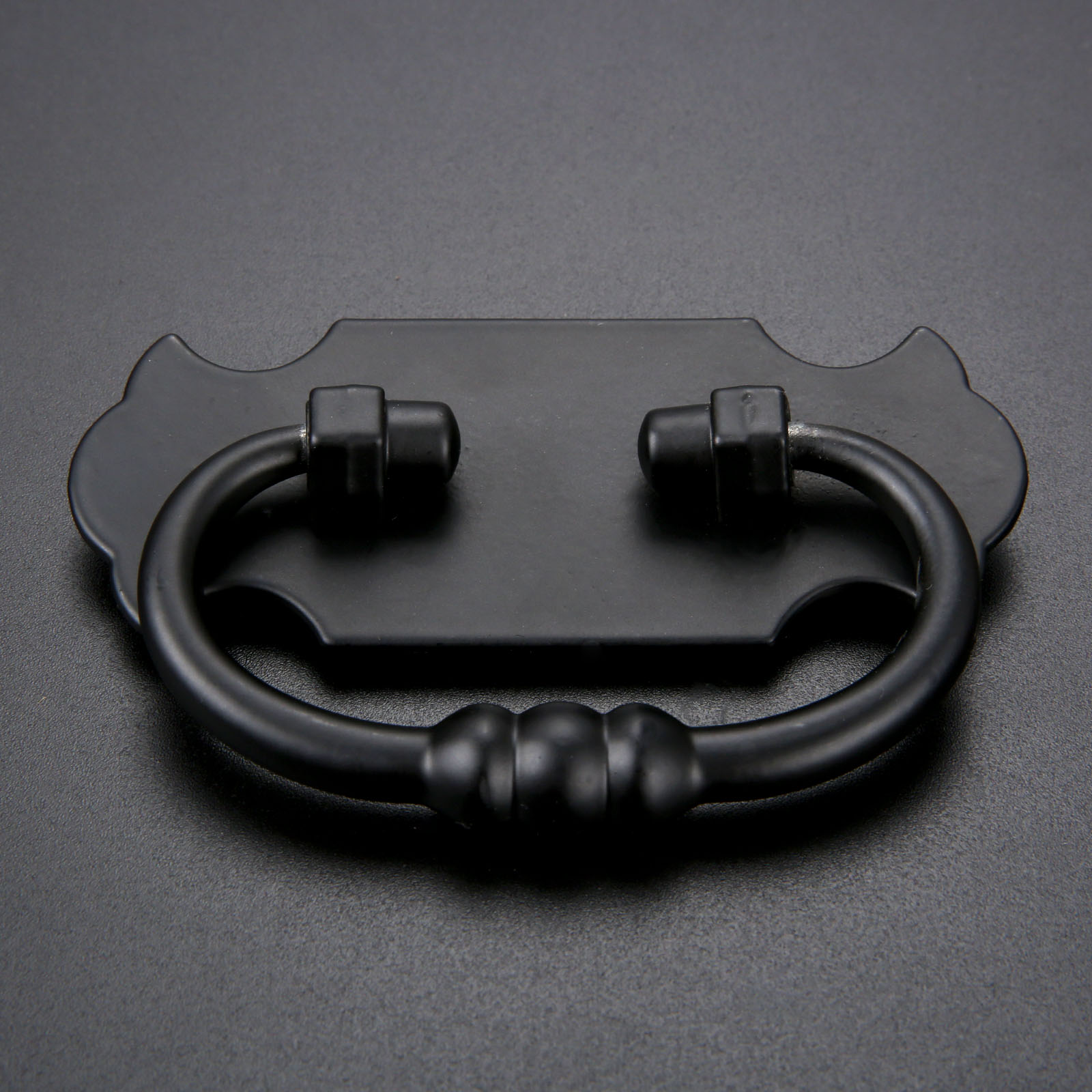 1Pc 88*56Mm สีดำ Handle สังกะส - Vintage Furniture Hardware Pulls บทวิจารณ์และราคา