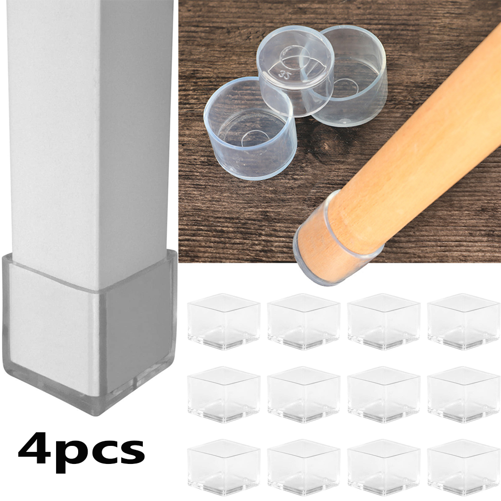 4ชิ้น/เซ็ตเก้าอี้ตารางฟุต Caps - Furniture Hardware Feet บทวิจารณ์และราคา