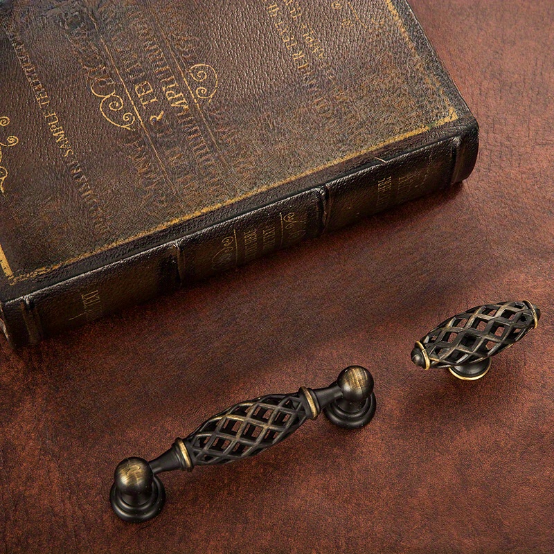 1 PC VINTAGE Antique Bronze ตู - Vintage Furniture Hardware Pulls บทวิจารณ์และราคา